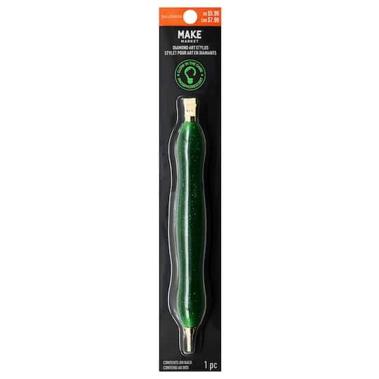 Halloween Glow-in-the-Dark Resin Diamond Art Stylus with 2 Nibs by Make Market®